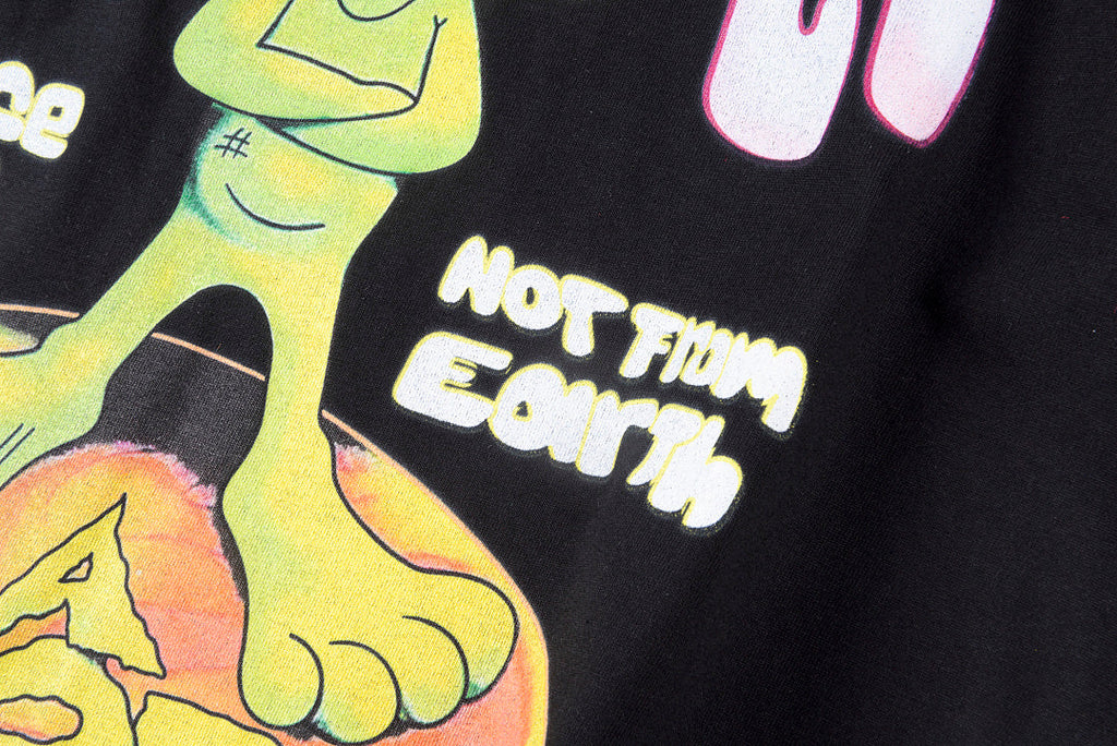 Glo Gang Alien Sun Graphic T-Shirt - Black / Light Gray - product image 8