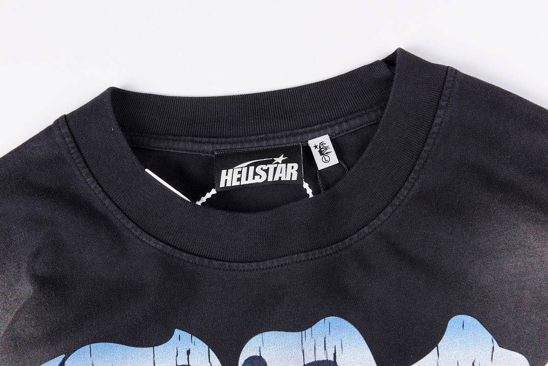 Hellstar No Guts No Glory Hellhound Graphic Washed T-Shirt - Charcoal - product image 5