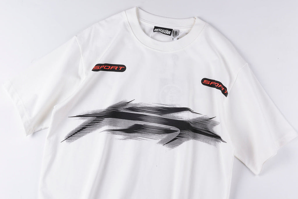 Hellstar Sport Gradient Logo Graphic T-Shirt - Light Gray - product image 8