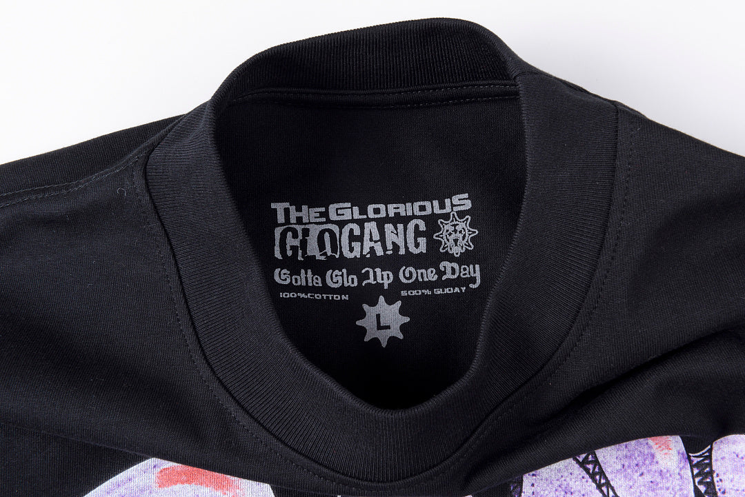 Glo Gang Take Pic Cartoon Graphic T-Shirt - Charcoal Navy / Light Gray - product image 5