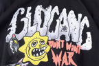Glo Gang Don't Want War Cartoon Graphic T-Shirt - Charcoal Navy / Light Gray - product image 7
