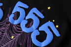 Sp5der 555555 Angel Number Graphic T-Shirt - Black / Light Gray - product image 9