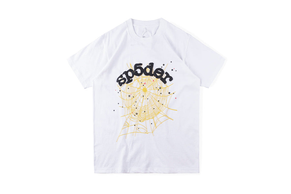 Sp5der 555555 Angel Number Graphic T-Shirt - Black / Light Gray - product image 3